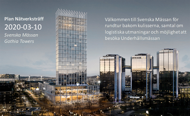 Nätverksträff hos Svenska Mässan Gothia Towers