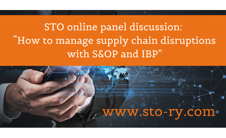 Webinar – How to manage supply chain disruptions with S&OP and IBP